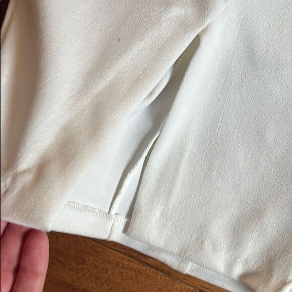 NWT Jennifer Lopez white Sleeveless Sheath Dress with beaded neckline - Picture 7 of 10